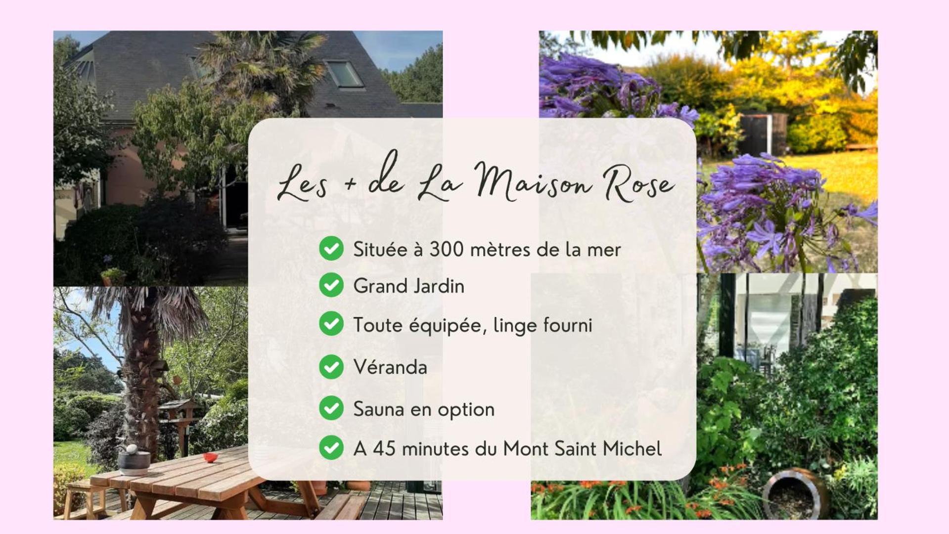La Maison Rose - Avec Grand Jardin Clos A 300m De La